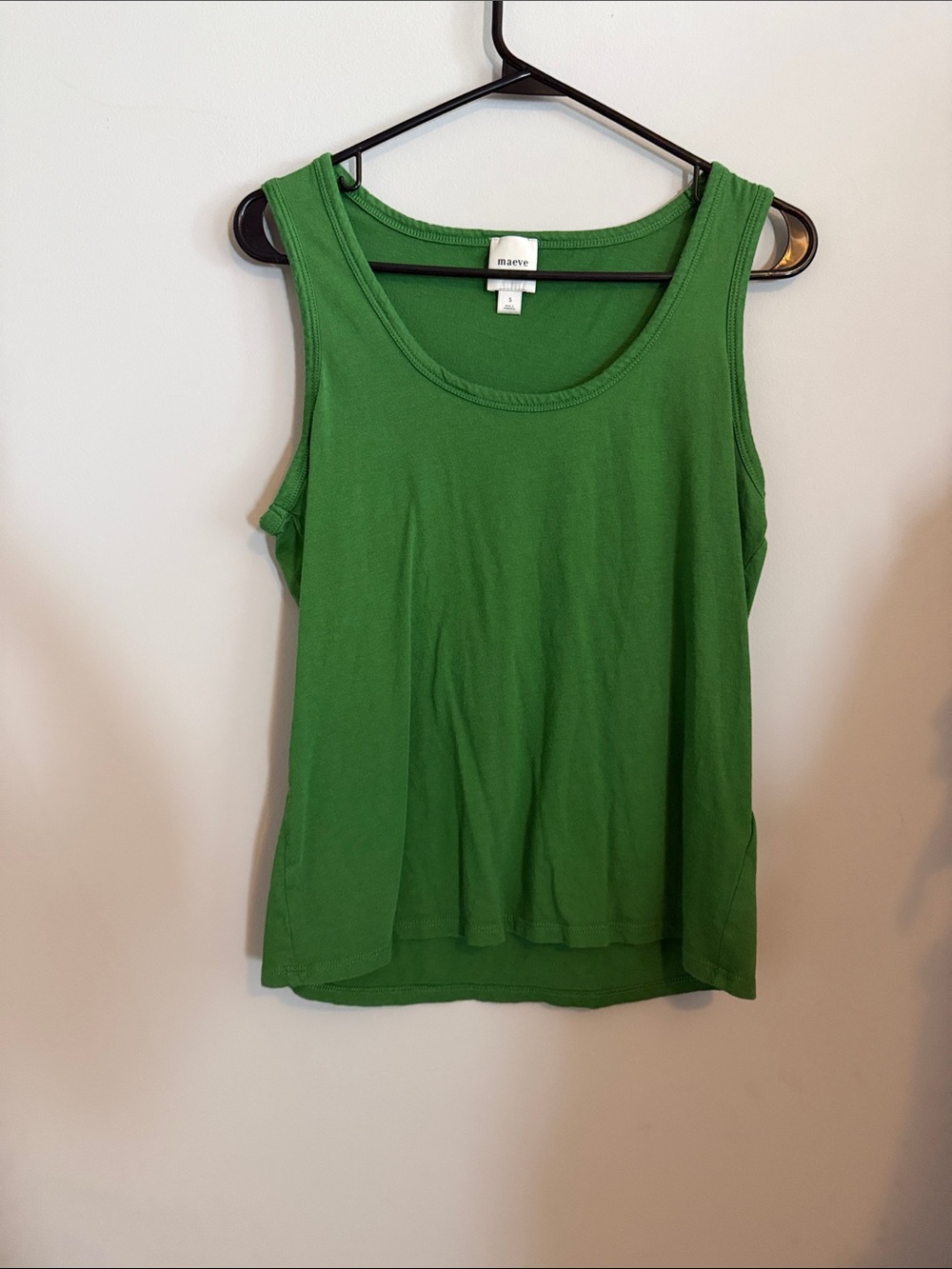 Maeve Kelly Green Scoop Tank